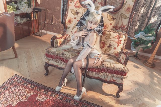 狐玖玖 碧蓝航线 可畏 白兔女郎第 6 张图片