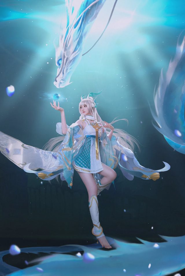 梁月曦Luna 王者荣耀 西施 游龙清影 cosplay第 6 张图片