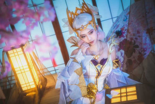 华汐 【cos正片】王者荣耀·貂蝉·金色仲夏夜之梦第 6 张图片