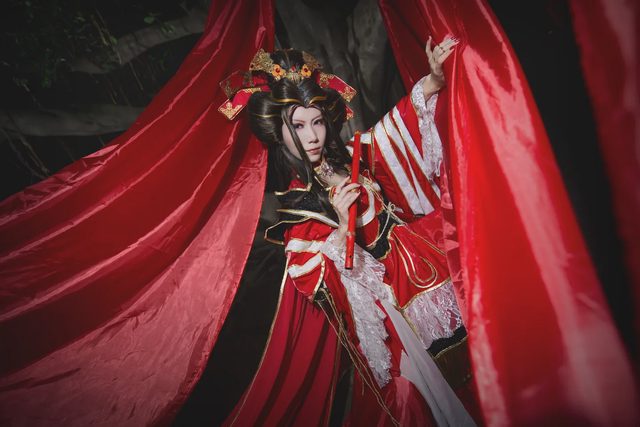 陌_墨心莲 霹雳布袋戏 骨箫范凄凉 Cosplay第 9 张图片