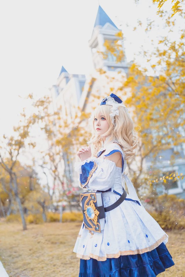 洛城雪Yuki 《原神》芭芭拉cosplay第 2 张图片
