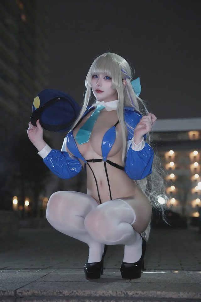 幼愛youmeko 碧蓝档案 飞鸟马时 女警第 4 张图片