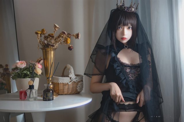 疯猫ss 黑色婚纱第 38 张图片