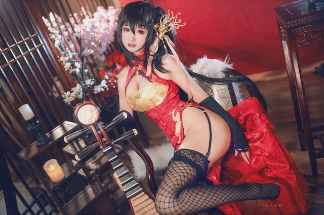 羽生三未 碧蓝航线 大凤 旗袍第 13 张图片