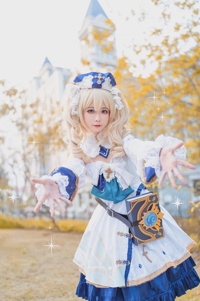 洛城雪Yuki 《原神》芭芭拉cosplay第 3 张图片