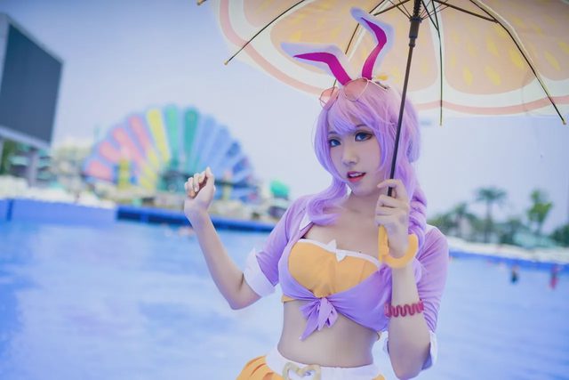 叶唯唯 公孙离蜜橘之夏泳装Cosplay第 4 张图片