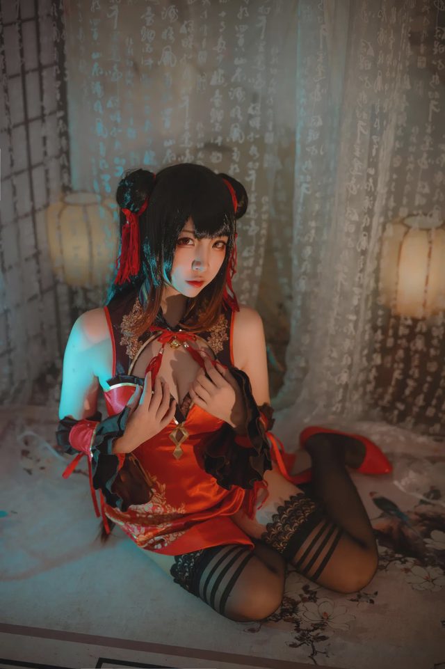 二佐Nisa 约会大作战 时崎狂三 新春旗袍第 8 张图片
