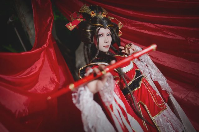 陌_墨心莲 霹雳布袋戏 骨箫范凄凉 Cosplay第 15 张图片