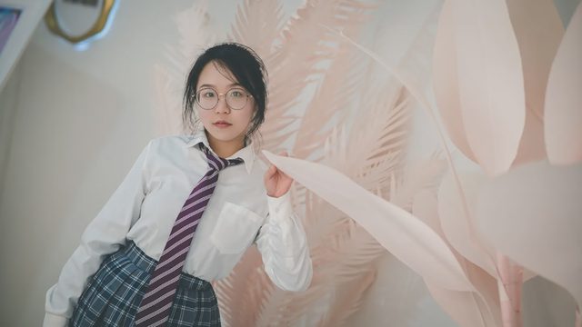 嘉霁，夜狸 JK私影第 6 张图片