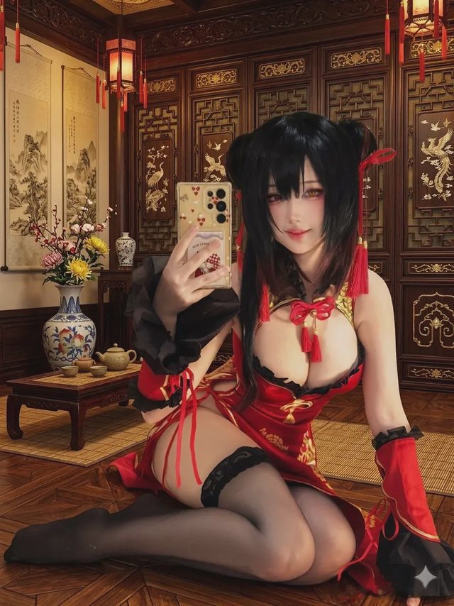 キツネ Kurumi qipao第 2 张图片