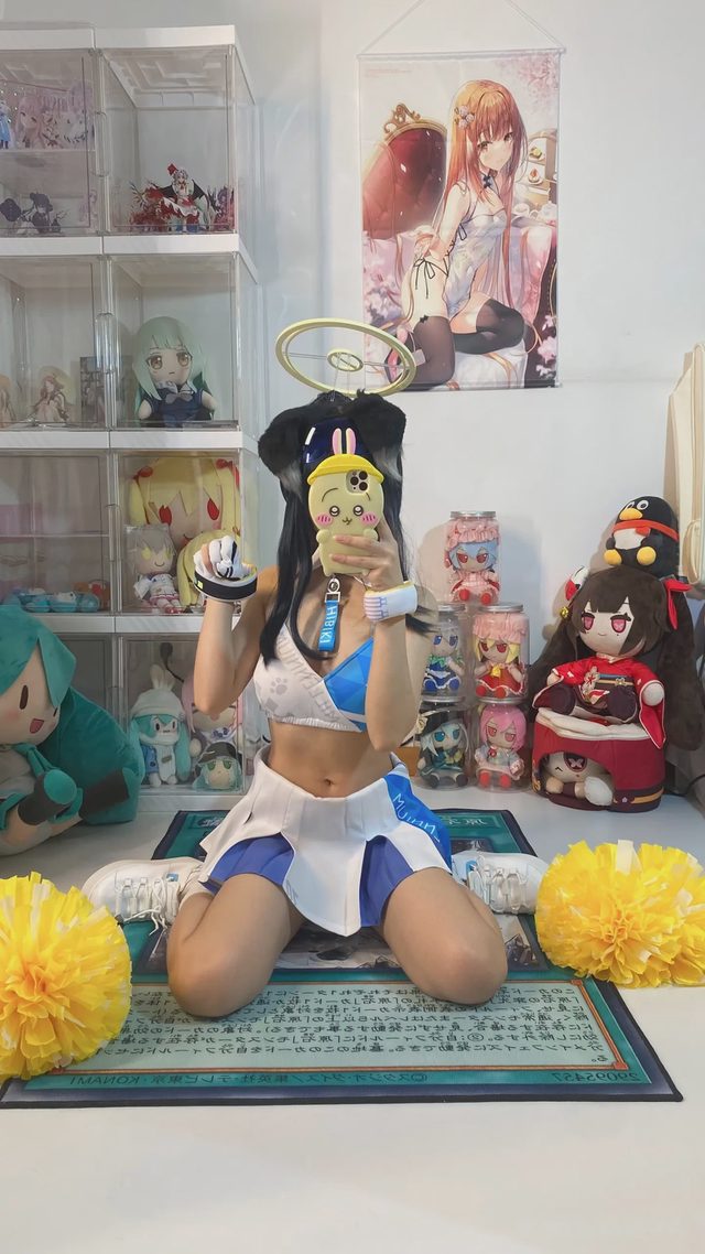 白栎Shirly 碧蓝档案 猫冢响 应援团第 7 张图片