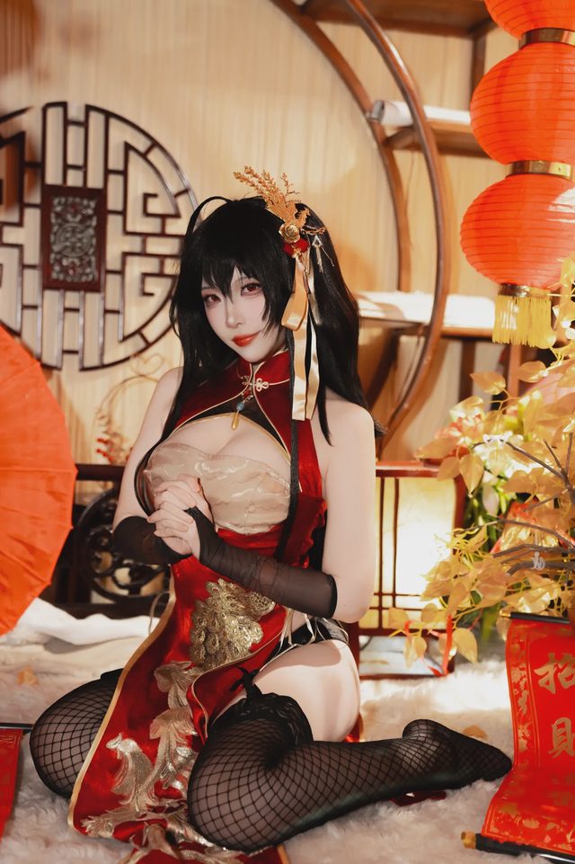 二佐Nisa 碧蓝航线 大凤 旗袍第 18 张图片