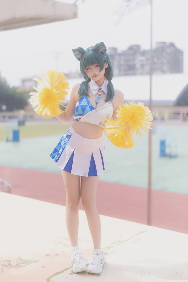 XIAOYUKIKO 小鱼 Cheerleader Maomao第 16 张图片