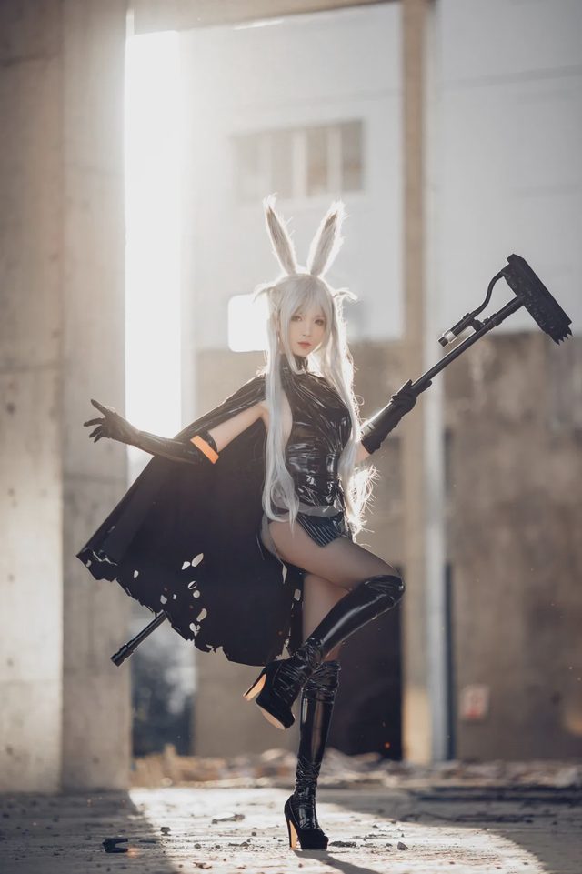 Li画晴 明日方舟 暴行cosplay第 5 张图片