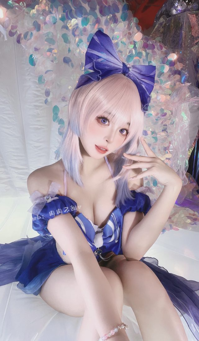 冉冉不甜v 《原神》珊瑚宫心海cosplay第 9 张图片