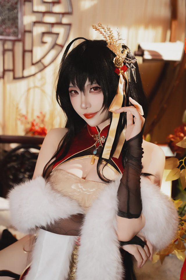 二佐Nisa 碧蓝航线 大凤 旗袍第 36 张图片