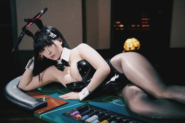 半半子 碧蓝档案 调月莉音 調月リオ Vol.04 RioBunny第 31 张图片