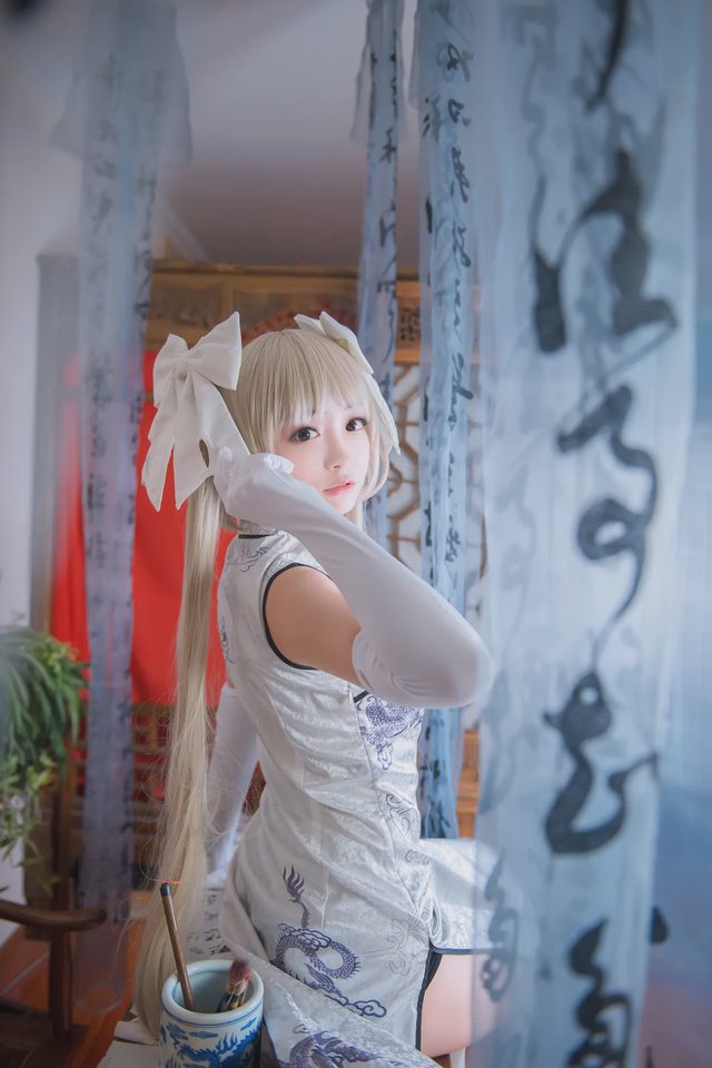 蓝裳 缘之空穹妹cosplay第 5 张图片