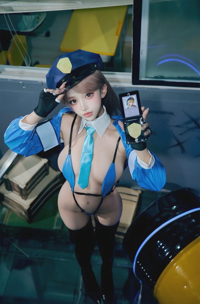 过期米线线喵 女警第 9 张图片