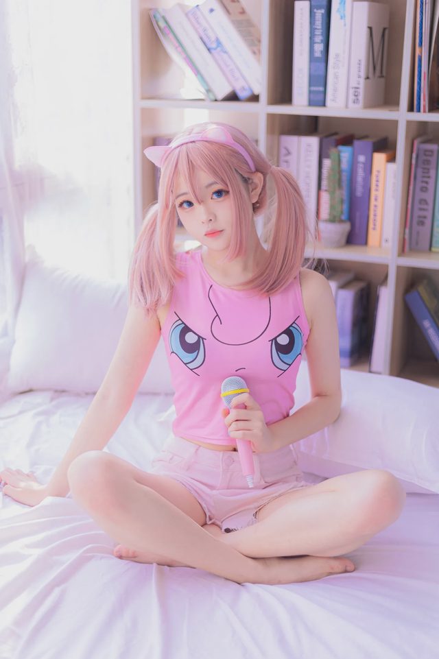 小奶糕Milky 精灵宝可梦 胖丁拟人cosplay第 5 张图片