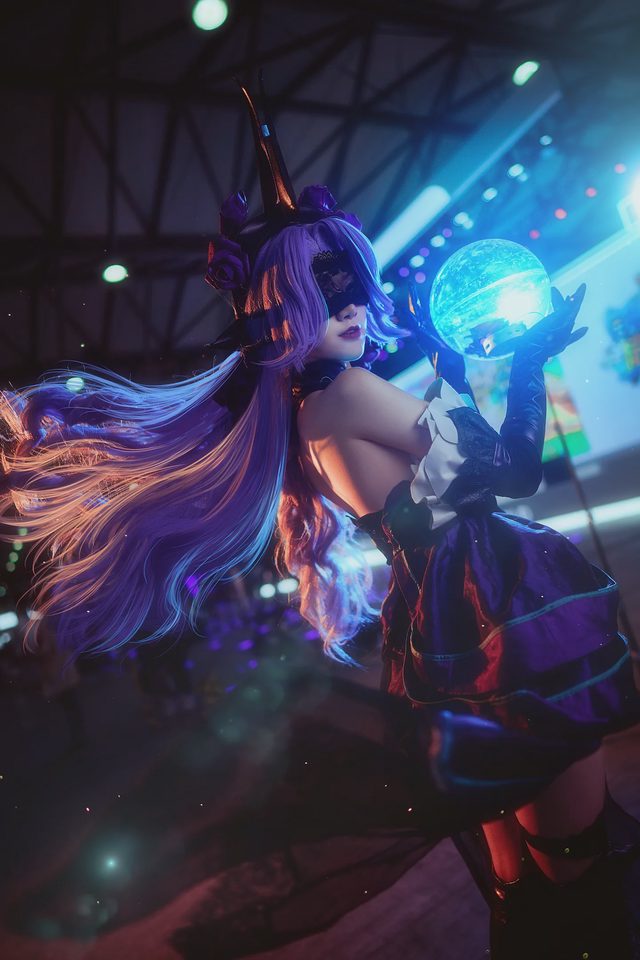 月潋寒殇 【英雄联盟】幽梦玫瑰 辛德拉 Cosplay第 7 张图片