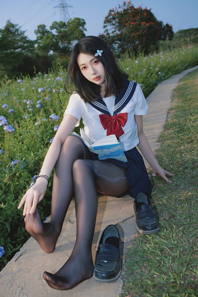 七只红豆 蓝花JK第 22 张图片