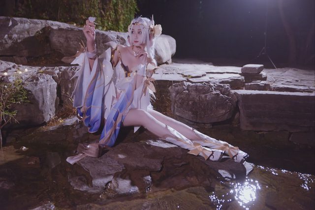 柠檬79 王者荣耀 金色仲夏夜之梦貂蝉cosplay第 2 张图片