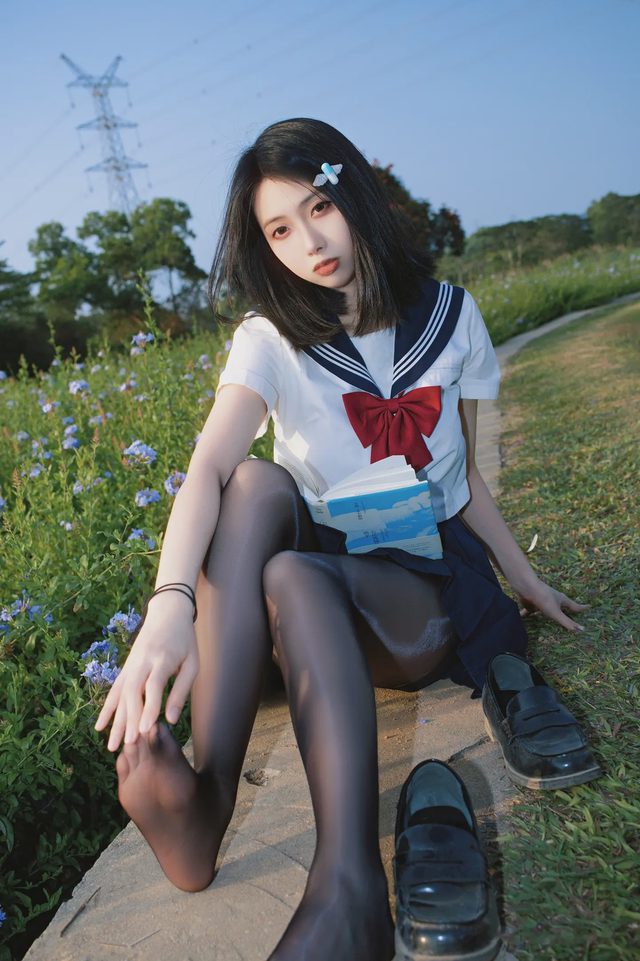七只红豆 蓝花JK第 24 张图片