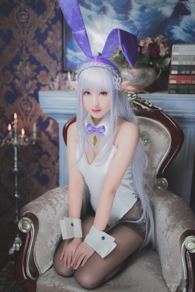 羽生三未 从零开始的异世界生活 艾米莉亚 兔女郎第 19 张图片