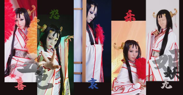 陌_墨心莲 霹雳布袋戏 骨箫范凄凉 Cosplay第 31 张图片