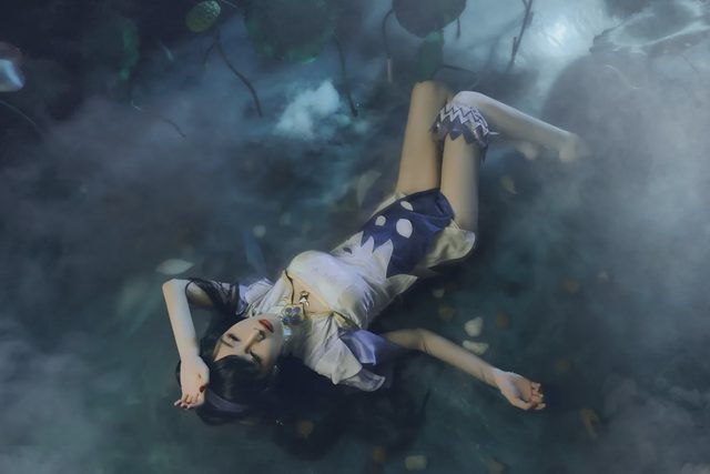 Hanxi（孟涵僖） 王者荣耀西施同人旗袍cosplay第 9 张图片