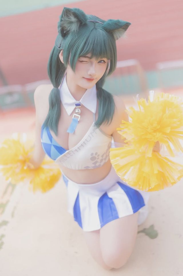 XIAOYUKIKO 小鱼 Cheerleader Maomao第 15 张图片