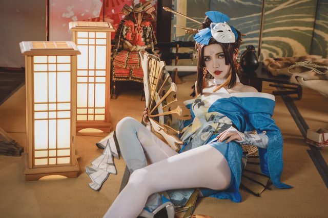 阿柒 王者荣耀不知火舞魅语cosplay第 2 张图片