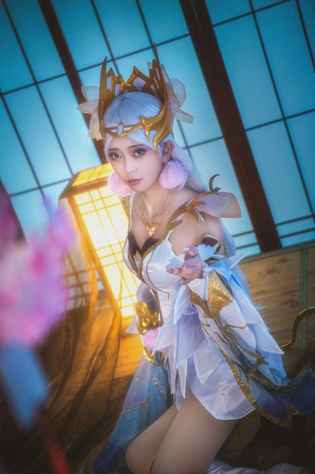 华汐 【cos正片】王者荣耀·貂蝉·金色仲夏夜之梦第 3 张图片