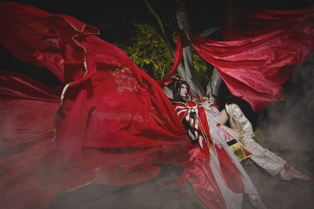 陌_墨心莲 霹雳布袋戏 骨箫范凄凉 Cosplay第 8 张图片