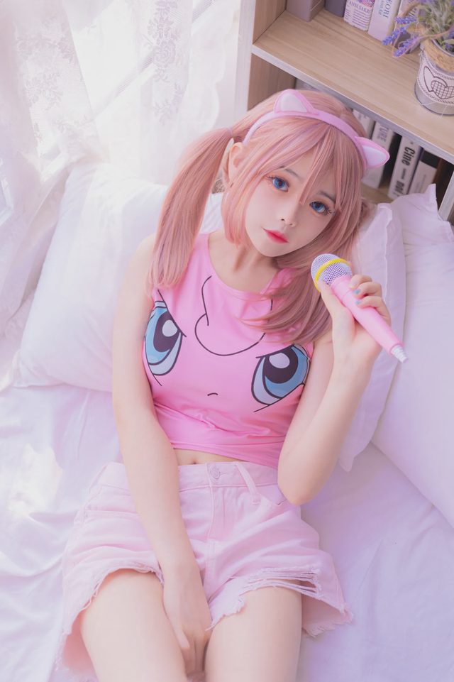小奶糕Milky 精灵宝可梦 胖丁拟人cosplay第 3 张图片