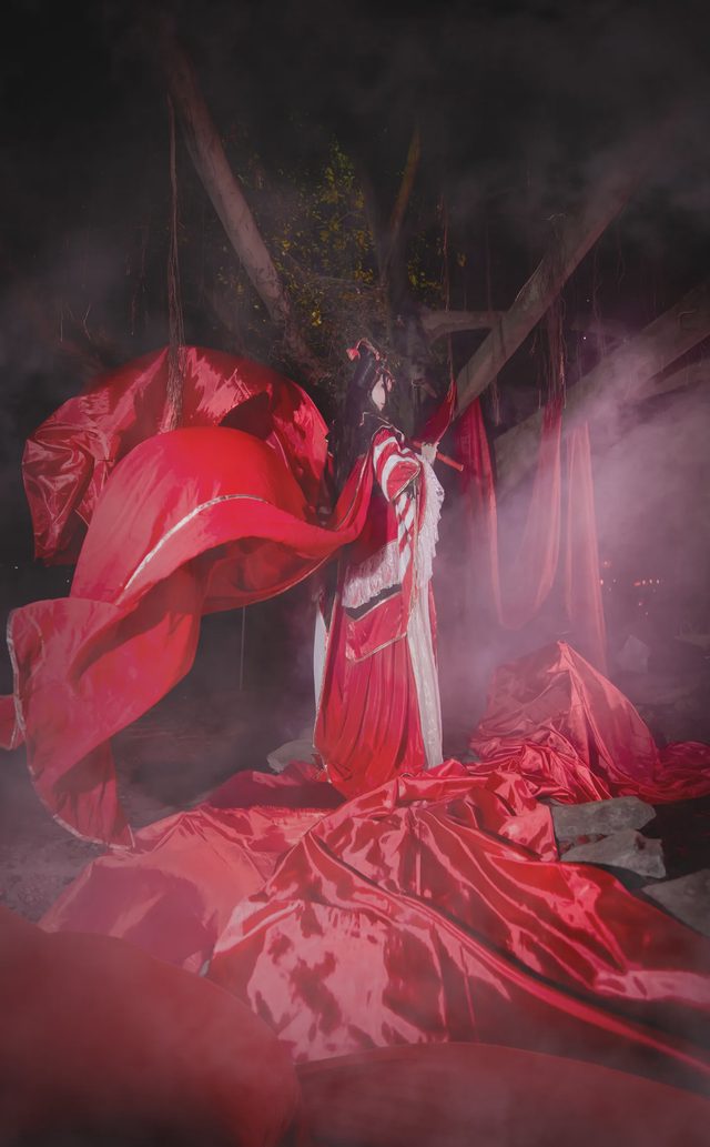 陌_墨心莲 霹雳布袋戏 骨箫范凄凉 Cosplay第 17 张图片