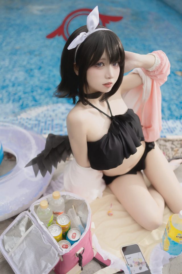 纸悦Etsuko 碧蓝档案 水真白第 4 张图片