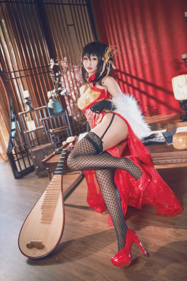 羽生三未 碧蓝航线 大凤 旗袍第 6 张图片