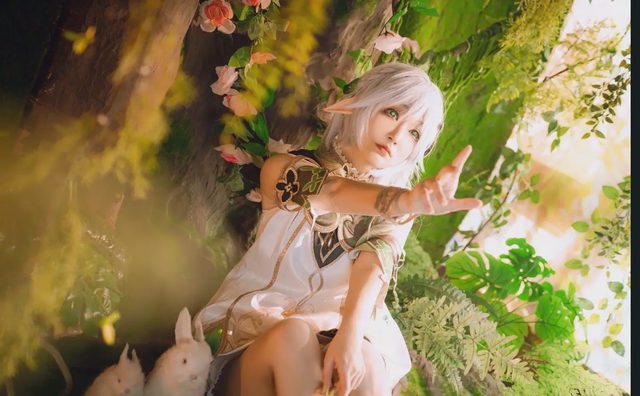 怪兽要努力变强 《原神》纳西妲cosplay第 7 张图片