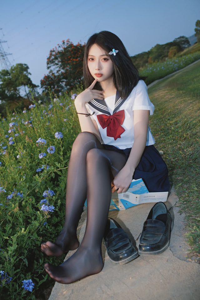 七只红豆 蓝花JK第 31 张图片