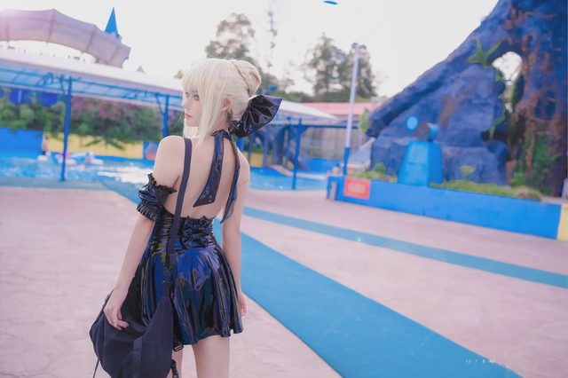 Seya狮砸 FGO 黑呆泳衣第 8 张图片