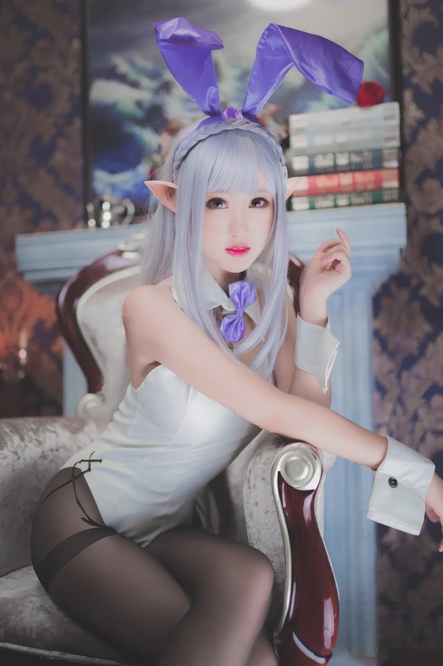 羽生三未 从零开始的异世界生活 艾米莉亚 兔女郎第 8 张图片