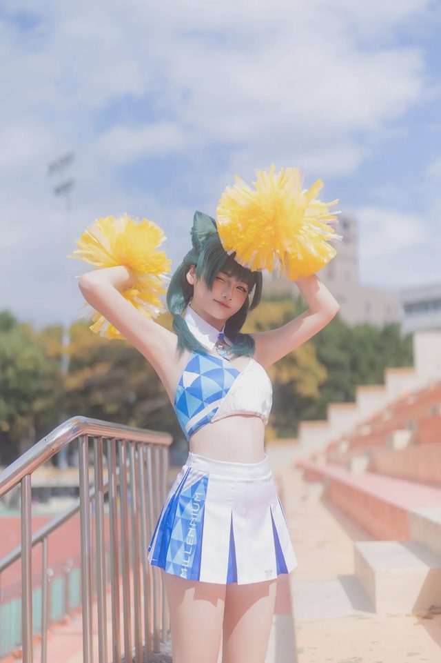 XIAOYUKIKO 小鱼 Cheerleader Maomao第 26 张图片