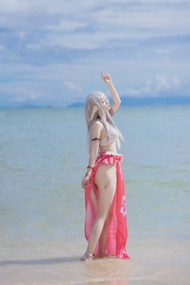 风霖霖Satori 《最终幻想14 》龙娘cosplay第 3 张图片