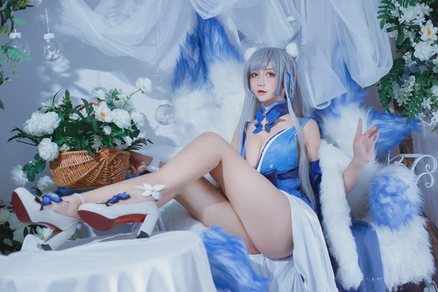 九曲Jean 碧蓝航线 信浓礼服第 7 张图片