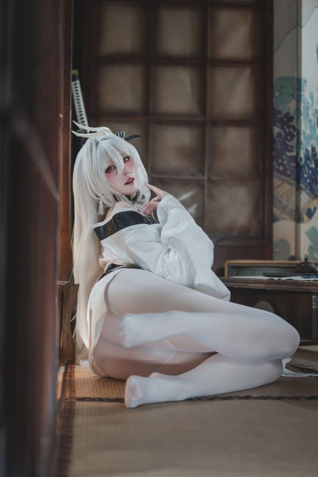 Natsuko夏夏子 碧蓝航线 白凤和服第 24 张图片