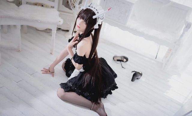 千城夜vv 《碧蓝航线》能代女仆cosplay第 6 张图片