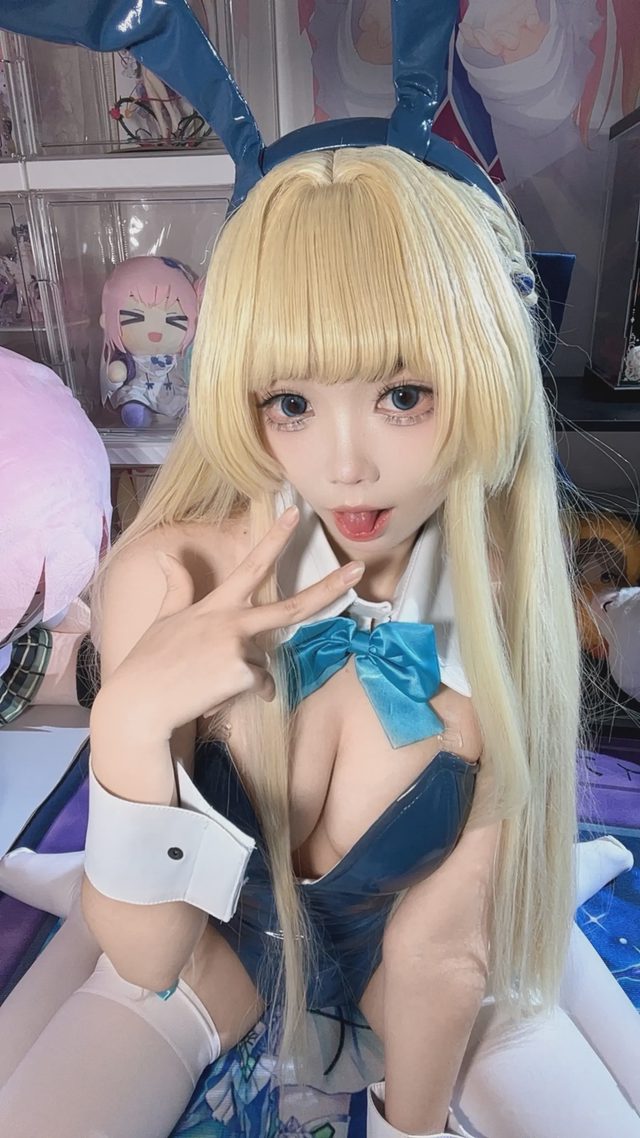 白栎Shirly 碧蓝档案 飞鸟马时 兔女郎第 48 张图片