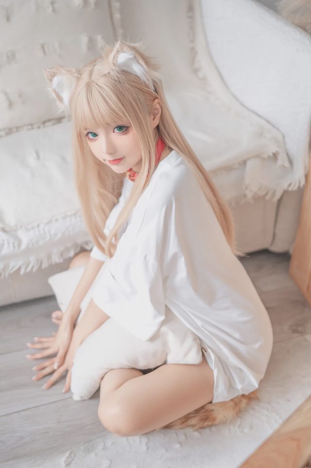 蠢沫沫- 黄豆粉猫娘cosplay第 5 张图片